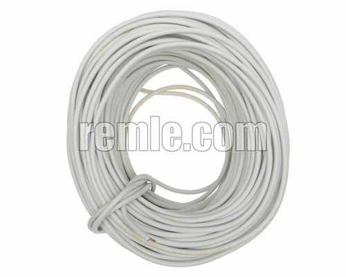 CABLE MANGUERA BLANCO 2X1,0 mm. 0,5KV