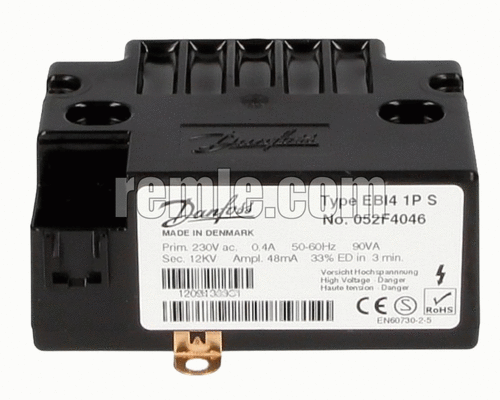 TRANSFORMER BURNER EBI4 1PS 052F4046