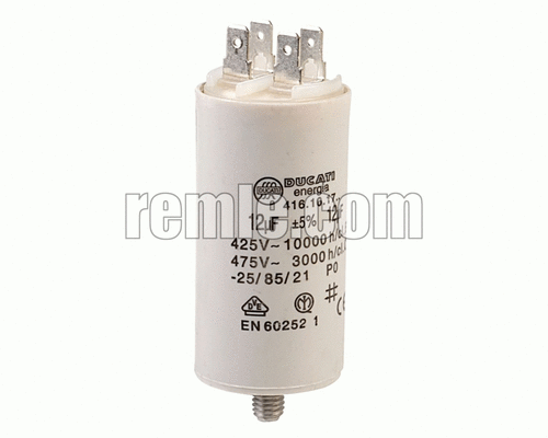 CONDENSADOR TRABAJO 12,0 µF 450V DUCATI
