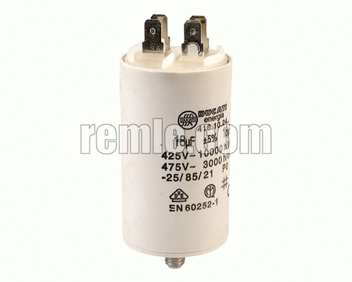 CONDENSADOR TRABAJO 18,0 µF 450V DUCATI