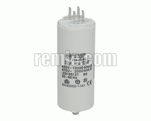 CONDENSADOR TRABAJO 22,0 µF 450V DUCATI
