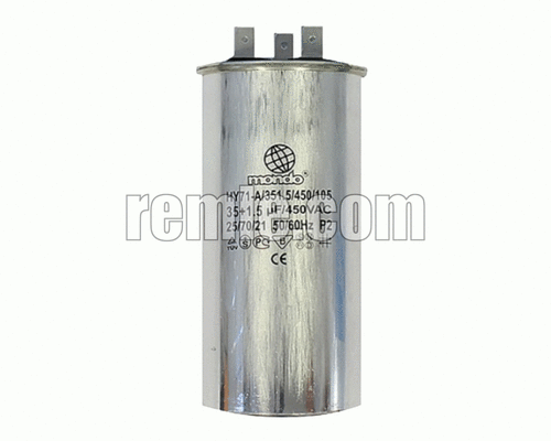 CONDENSADOR TRABAJO 35µf + 1,5µf 450V