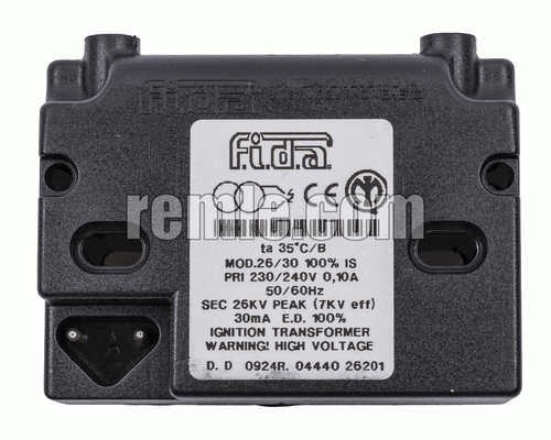 TRANSFORMADOR CREMADOR FIDA 26/30