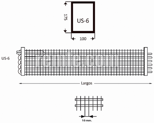 EVAPORADOR VITRINA US-6 120CMS n+