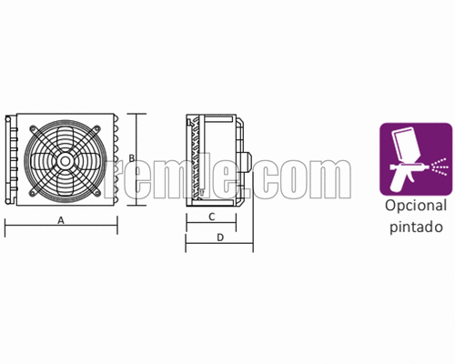 CONDENSADOR ALETAS AV-44 11X4 n+