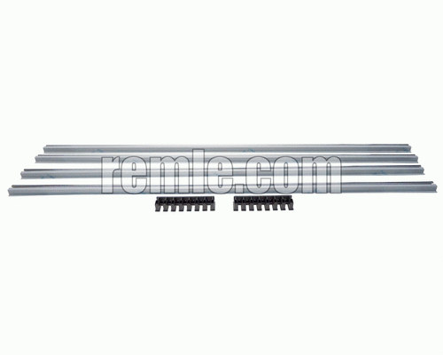 GRILLE DE VENTILATION 900x122mm INOX