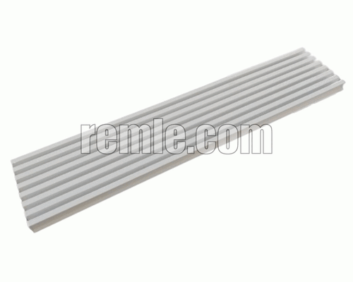 REJILLA VENTILACIÓN 600x122mm BLANCO BRI